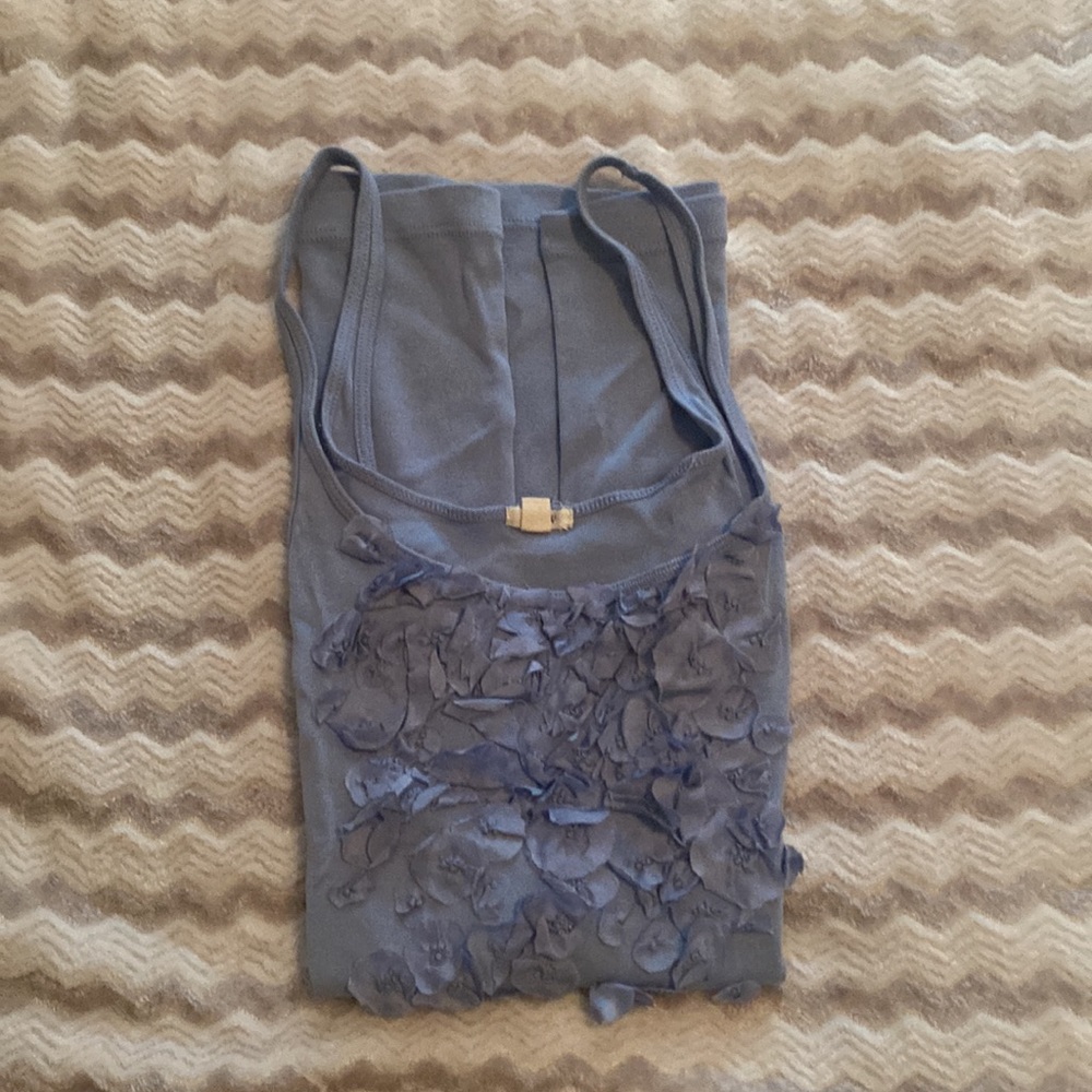 J. Crew Light Blue Camisole with Embellishments Size XS